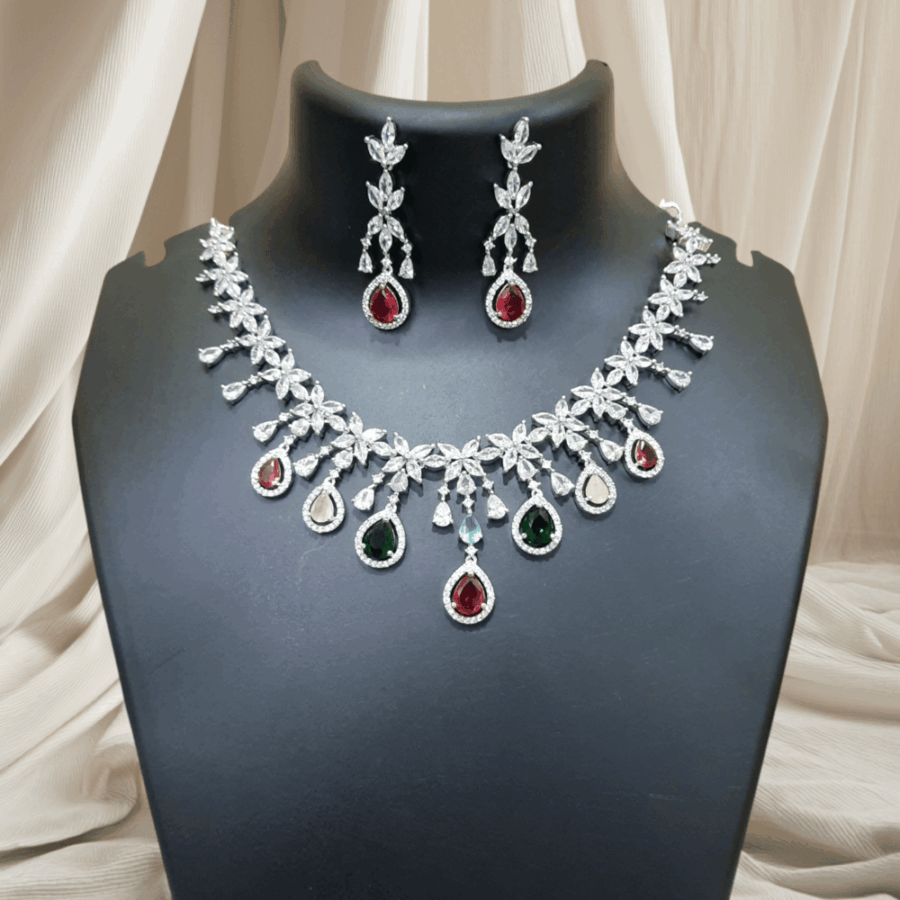 Multi Colored Necklace Perfect Amalgamation of Indian and Western Style