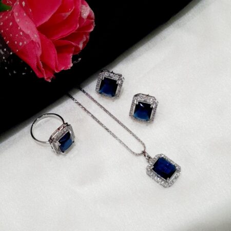 Pendant Set (Sapphire Blue)
