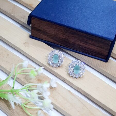 Eden Ear Studs (Pastel Greeny)